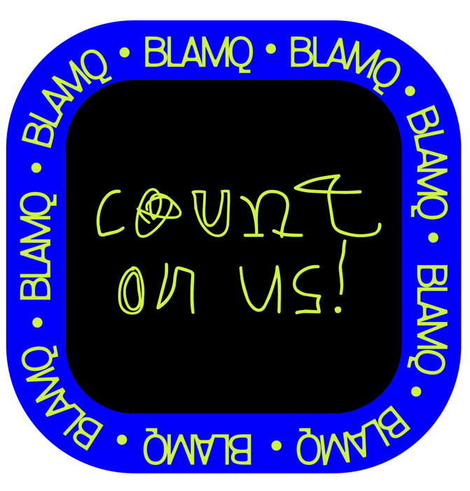 selo blamq — count on us!